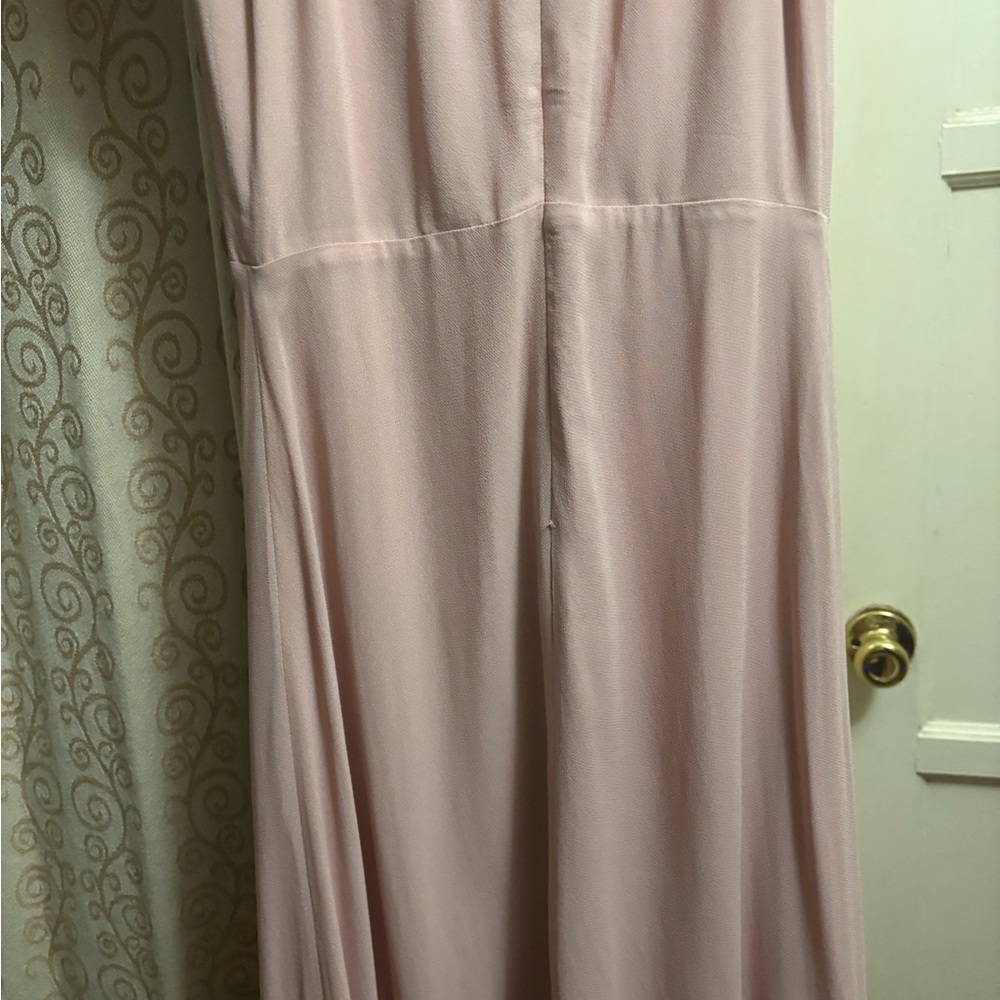 REFORMATION BUTTERFLY OF THE SHOULDER RUFFLE,CREPE MIDI DRESS,NEW WITHOUT TAGS - Picture 9 of 11